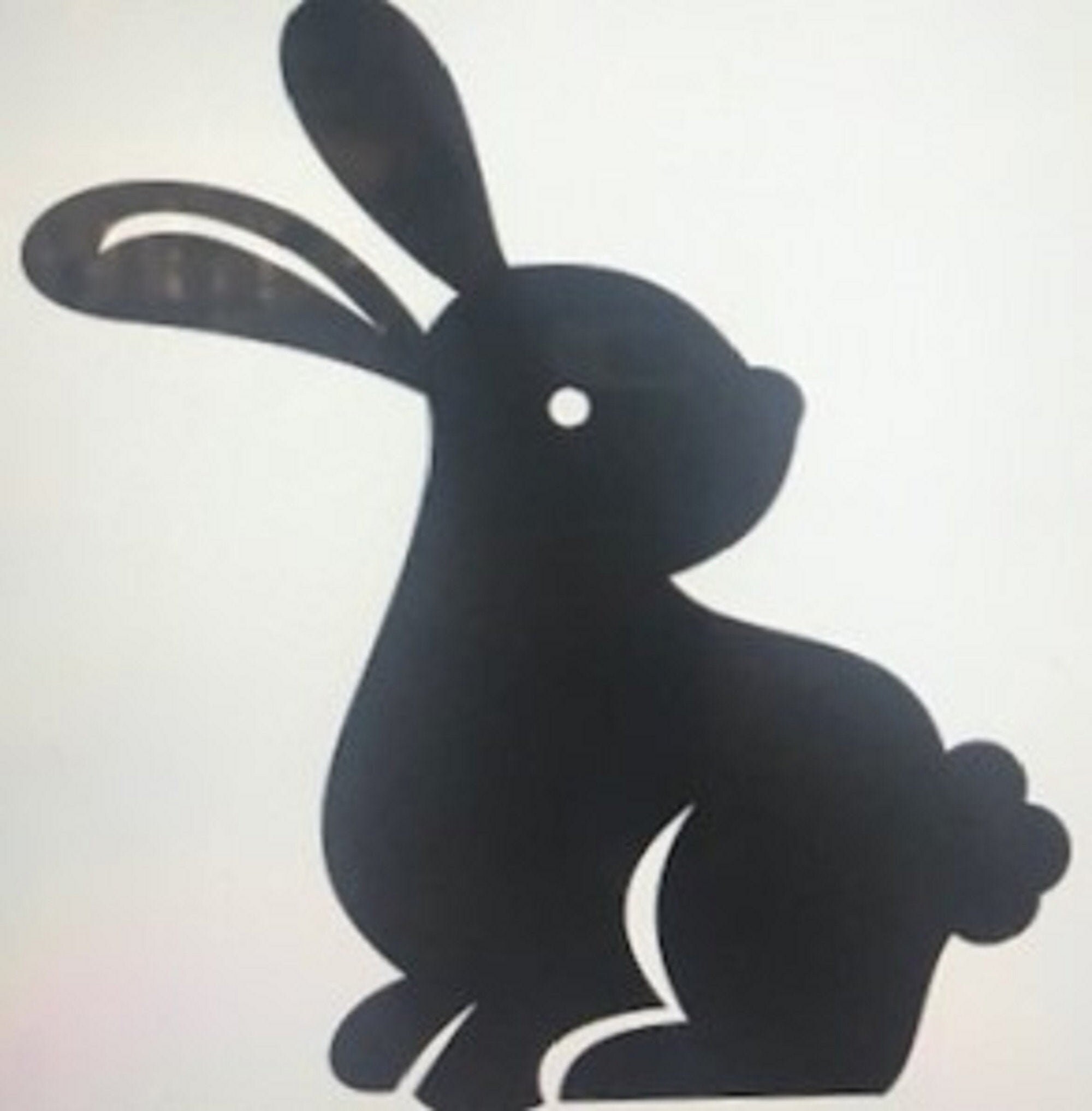 White Rabbit Car Decal Rabbit Decal Perfect for Car, Truck, Camper, Home Decor, Laptops ...