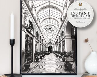 Gallerie Vivienne | Digital Download Art | Printables | Paris Photo | Instant Download Art | France City Print | Office Decor | Travel Photo