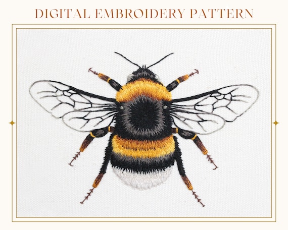 Bumble cheap bee embroidery