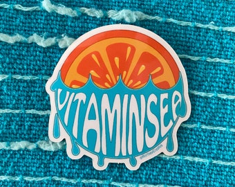 Vitamin Sea Graphic  Vinyl Sticker - Waterproof