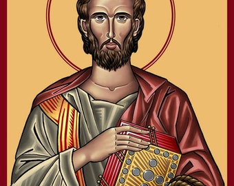 Judas Iscariot Orthodox Icon Art Print: Signed Religious Artwork