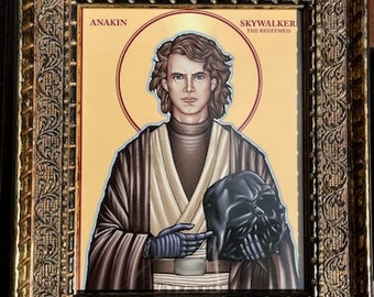 Framed Anakin Skywalker Art Print: Star Wars Icon Artwork