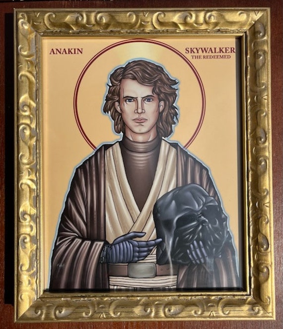 額入りアナキン・スカイウォーカーのアートプリント：スター・ウォーズ
