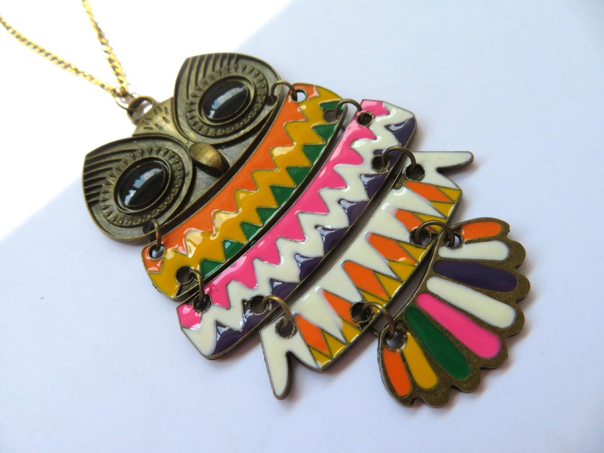 WUNDERSCHÖNER SCHMUCK-ANHÄNGER EULE AN KETTE | Kaufen Auf Ricardo