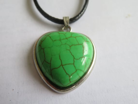Green turquoise shop pendant