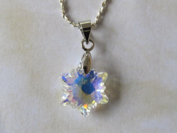 Chakra Anhänger Silberanhänger /'Stern/' 7 Edelsteine