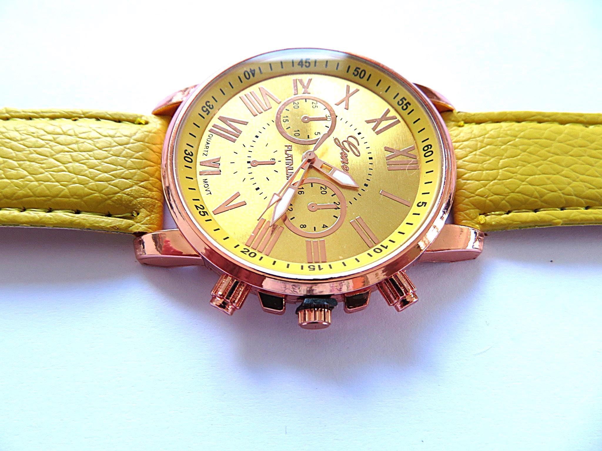 Montre Chronographe Montre Geneva Quartz Femme Prix Geneva Wrist