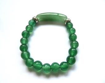 Malay Jade Beaded Bracelet