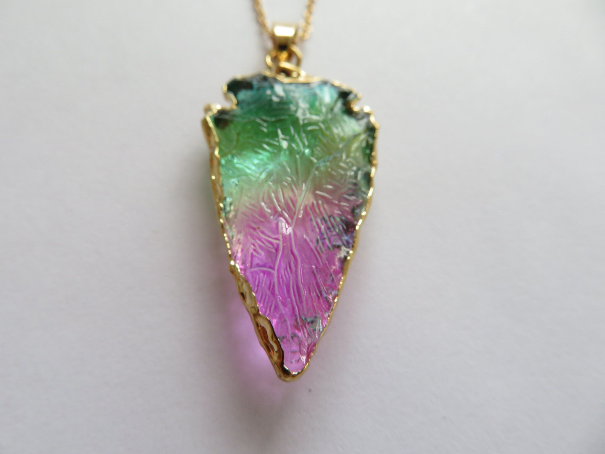 Sarah Alexander Ciondolo A Doppia Goccia In Pietra Lunare Arcobaleno Tidal - Foto 4