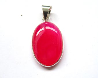 Colgante de turmalina rosa