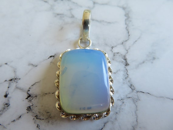 Larimar Stone Snow Shoe Pendant Larimar Stone Snow Shoe Pendant