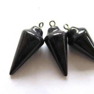 REIKI-pendulum-Blue Sandstone- Gemstone  point -round-Gemstone -Healing Point pendulum-Dowsing info-Chakra-Gift-