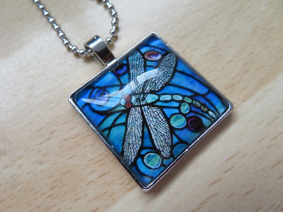 Splendida Collana Pendente In Zircone Blu/viola Drago - Temu Italy