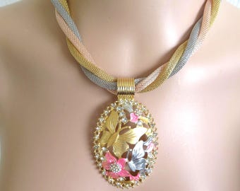Conjunto de joyas florales