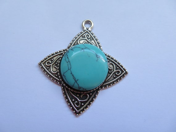 Turquoise necklace deals etsy