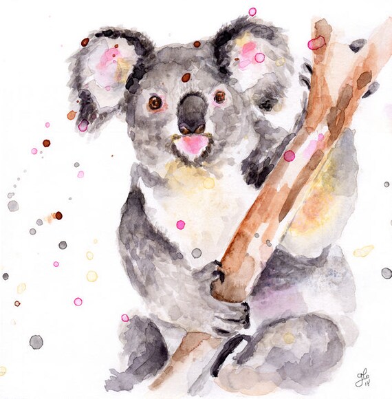 Koala In A Tree Etsy