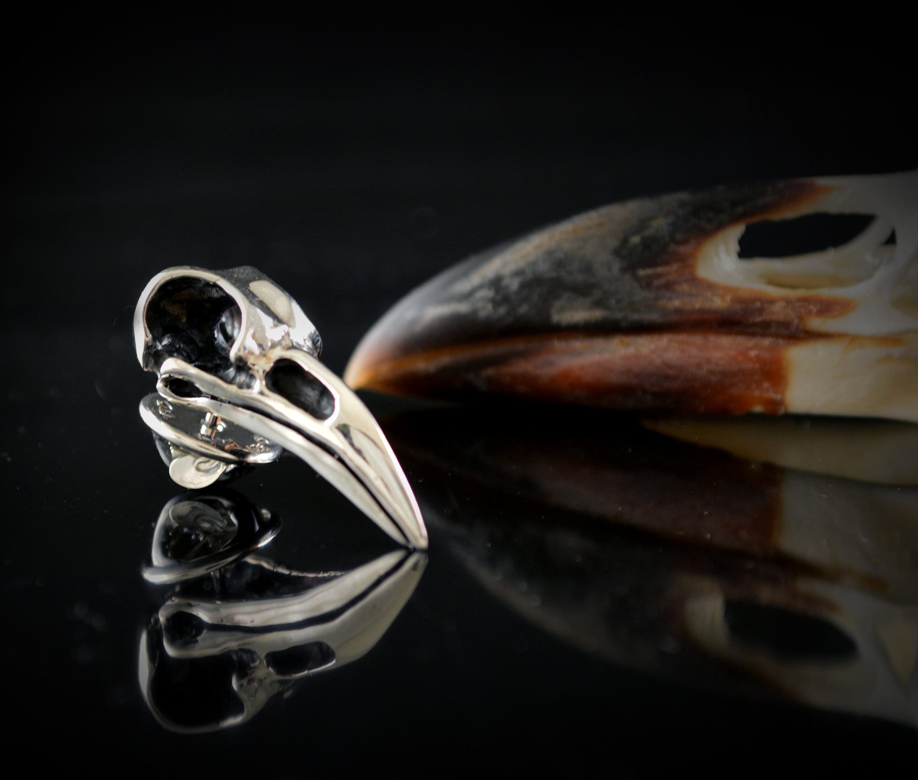 Fermacravatta Con Teschio In Argento 925 – Stile Punk, Accessorio Uomo – Con Custodia E Panno - 5
