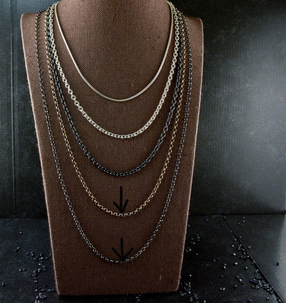 Cadena De Plata Esterlina Nombre Personal hacemos cualquier nombre que desee de Belcher Collar