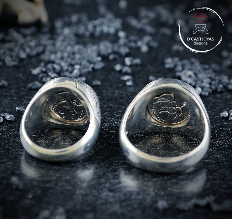 Custom Silver Rings Set Matching Rings Set Etsy