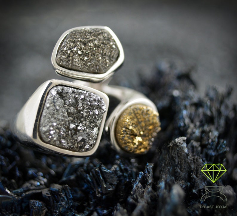 Urban style jewelr Gift for her Limited edition Solid sterling silver ring Mother/'s Day gift Contemporary jewelry Handmade silver ring