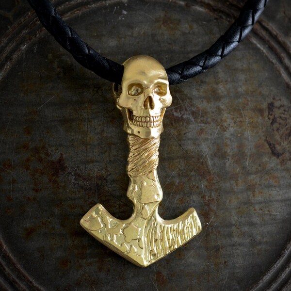 14k Gold Thor Hammer Etsy