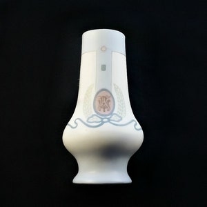 Jugendstil Porzellan Vase - Antike Vase - Porzellan Vase - Emblem Design Vase -Galluba & Hofmann - 1905 - Vintage Pastell Vase