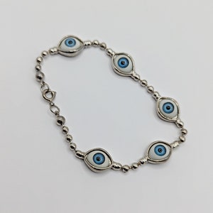 Eyeball Bracelet - Evil Eye Bracelet - Blue Eye Bracelet - Vintage Eye Bracelet