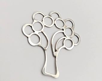 Sterling Tree Pendant - Vintage Hand-Made Pendant