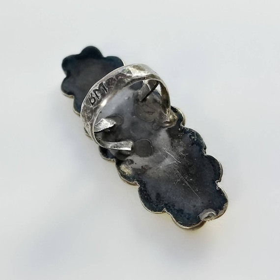 Long Turquoise Ring - Native American Turquoise R… - image 6