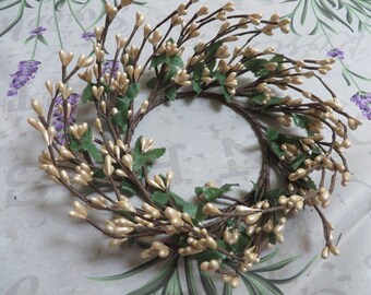pearl candle rings