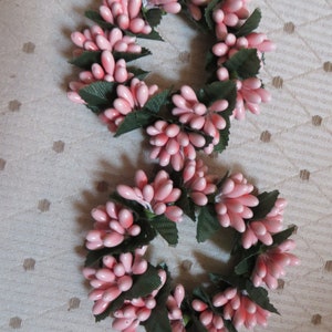 ROSE PINK PIP Berry Taper Candle Rings
