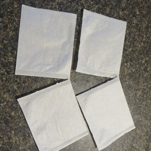 Large Sealable Tea Bags          Crafting heat sealed bags   Drip Coffee Bags for Camping Fill your own   Simmering Potpourri