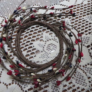 AMERICANA CANDLE RINGS   Sale!                 Red White and Blue  Jar candle ring Patriotic Candle Rings