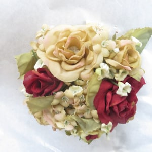ROSE and BABY BREATH Candle Ring             Flower Candle ring       Yellow and Mauve Candle Ring   Taper Candle Ring