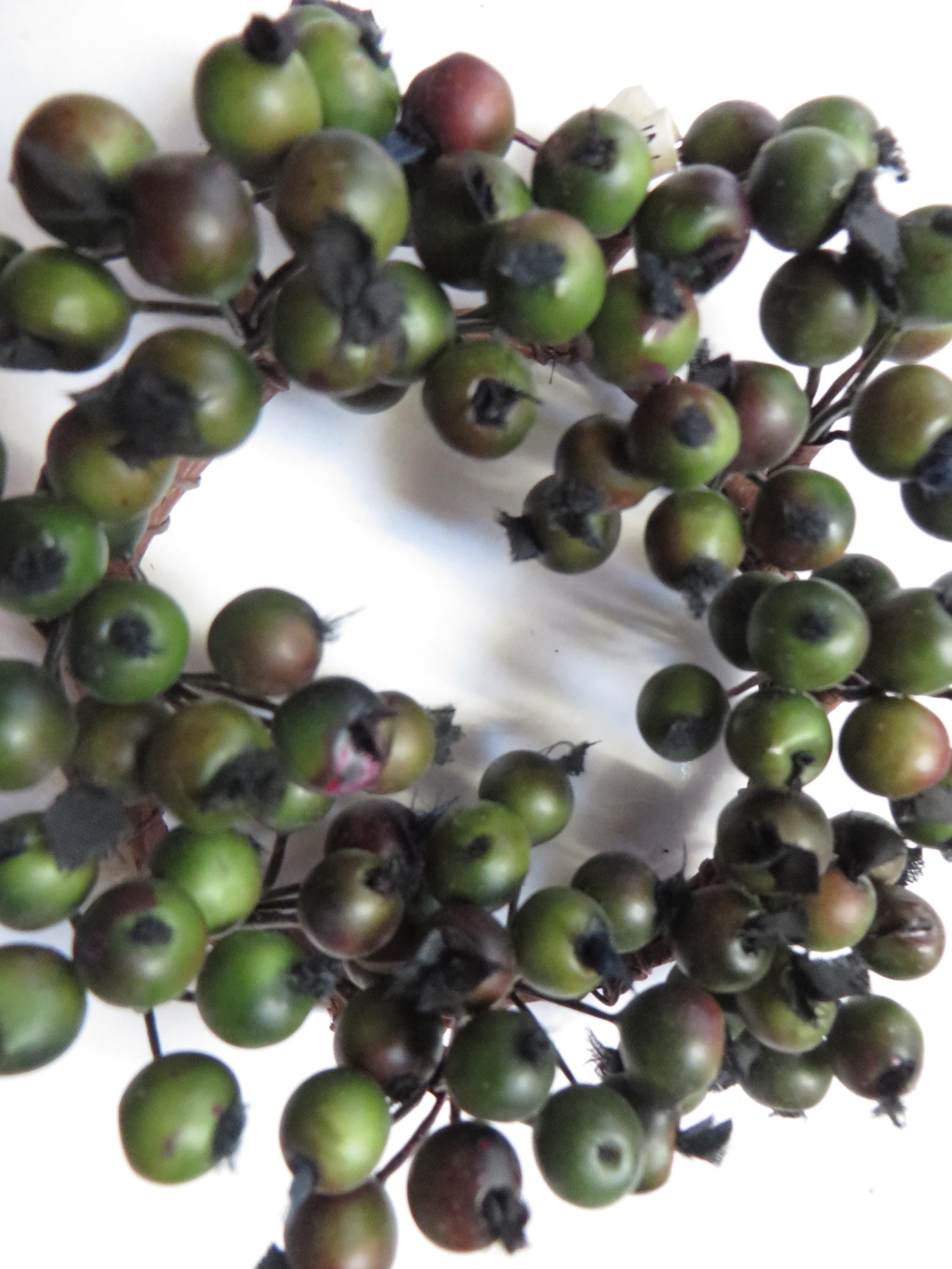 Wild Berry Rings LARGE GREEN PIP Berry Rings Votive Candle Ring - Etsy
