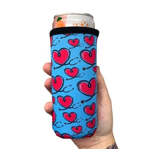 Love a Nurse 12oz Slim Can Sleeve