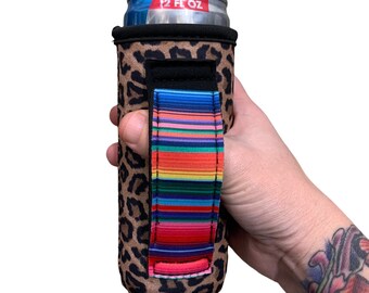 the lit handlers Leopard W/ Serape 12oz Slim Pocketed Handler