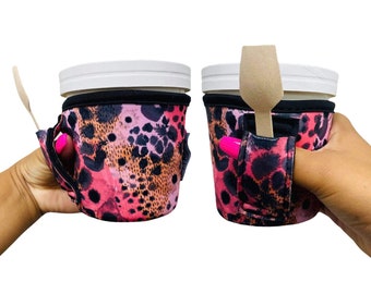 the lit handlers Blushing Leopard Pint Size Ice Cream Handler™