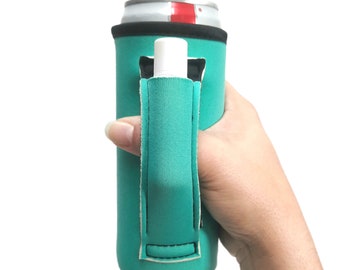 the lit handlers Sea Foam Green 12oz Slim Pocketed Handler