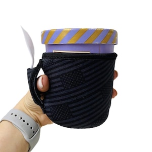 Black Out USA Flag Pint Size Ice Cream Handler™
