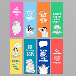 Funny & Snarky Bookmarks