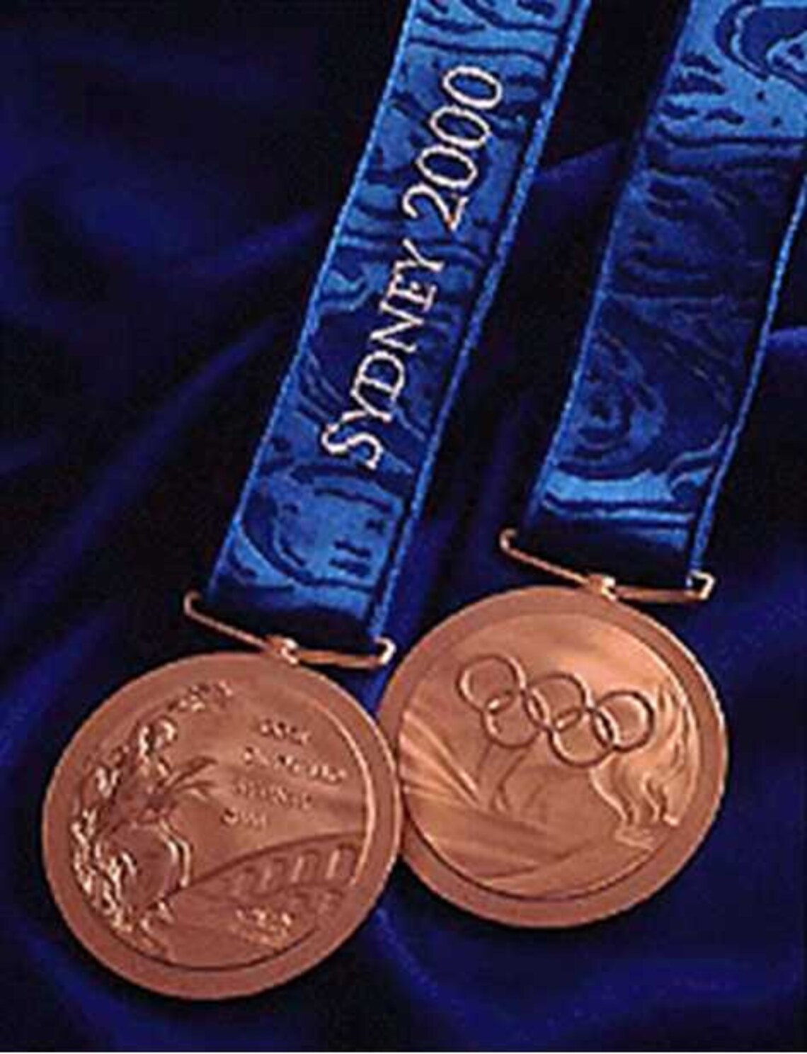 Sydney 2000 Olympic Medals Set Gold/Silver/Bronze with Silk Etsy