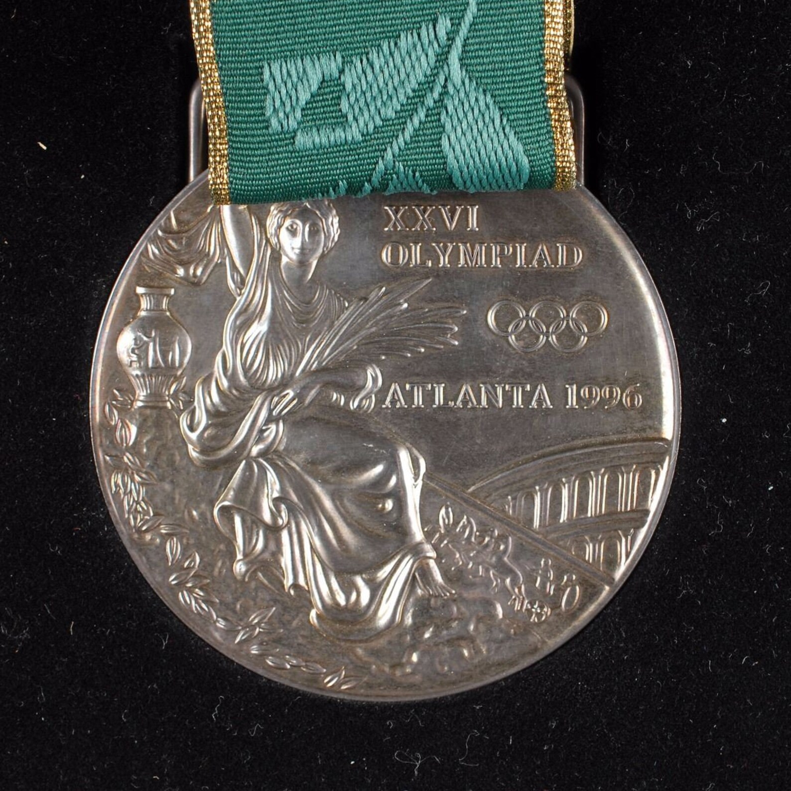 1996 Atlanta Olympic Gold Medal With Silk Ribbon Etsy olympic-medals