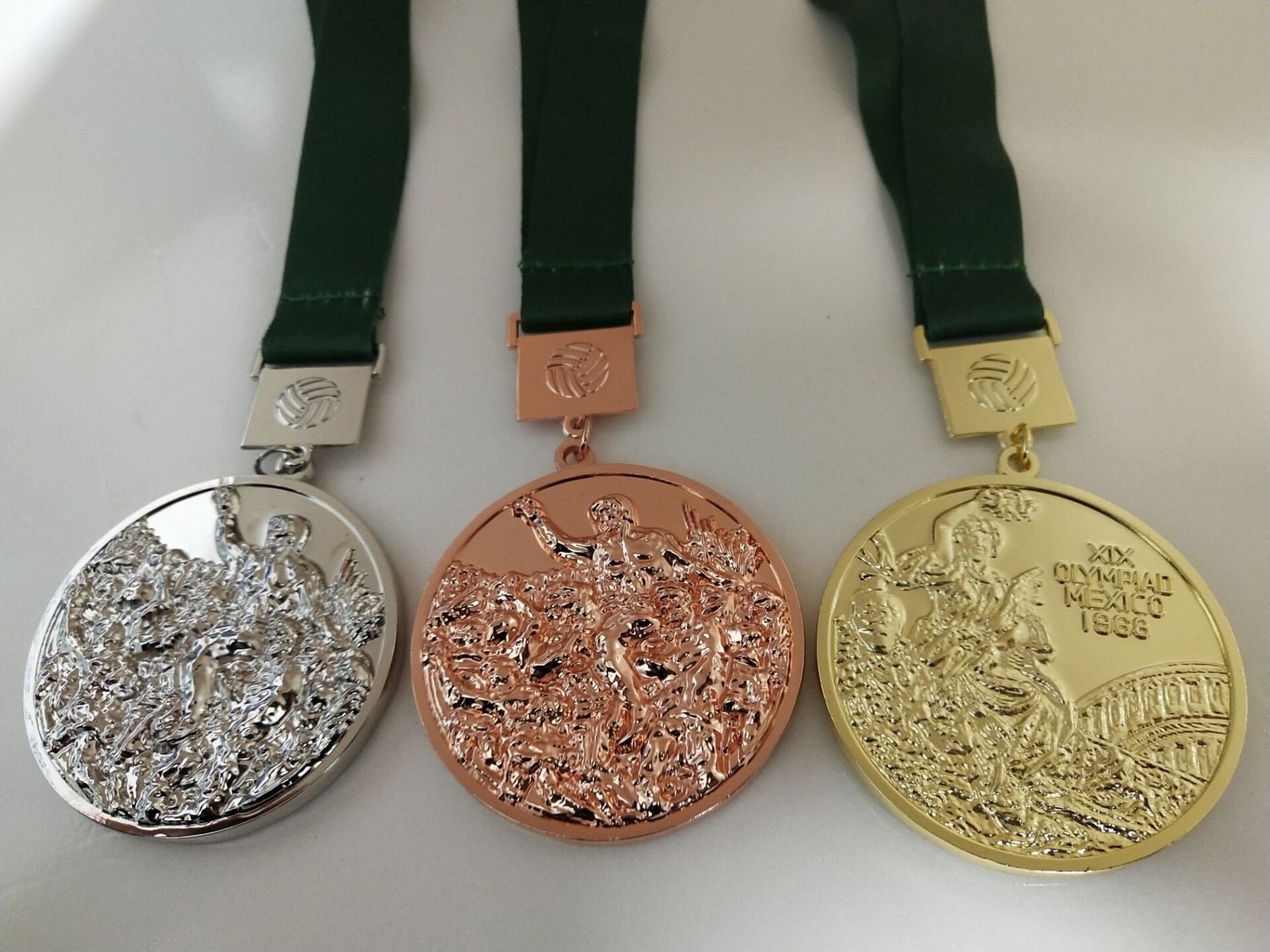 1968 Mexico Olympic Medals Set Gold/Silver/Bronze Etsy