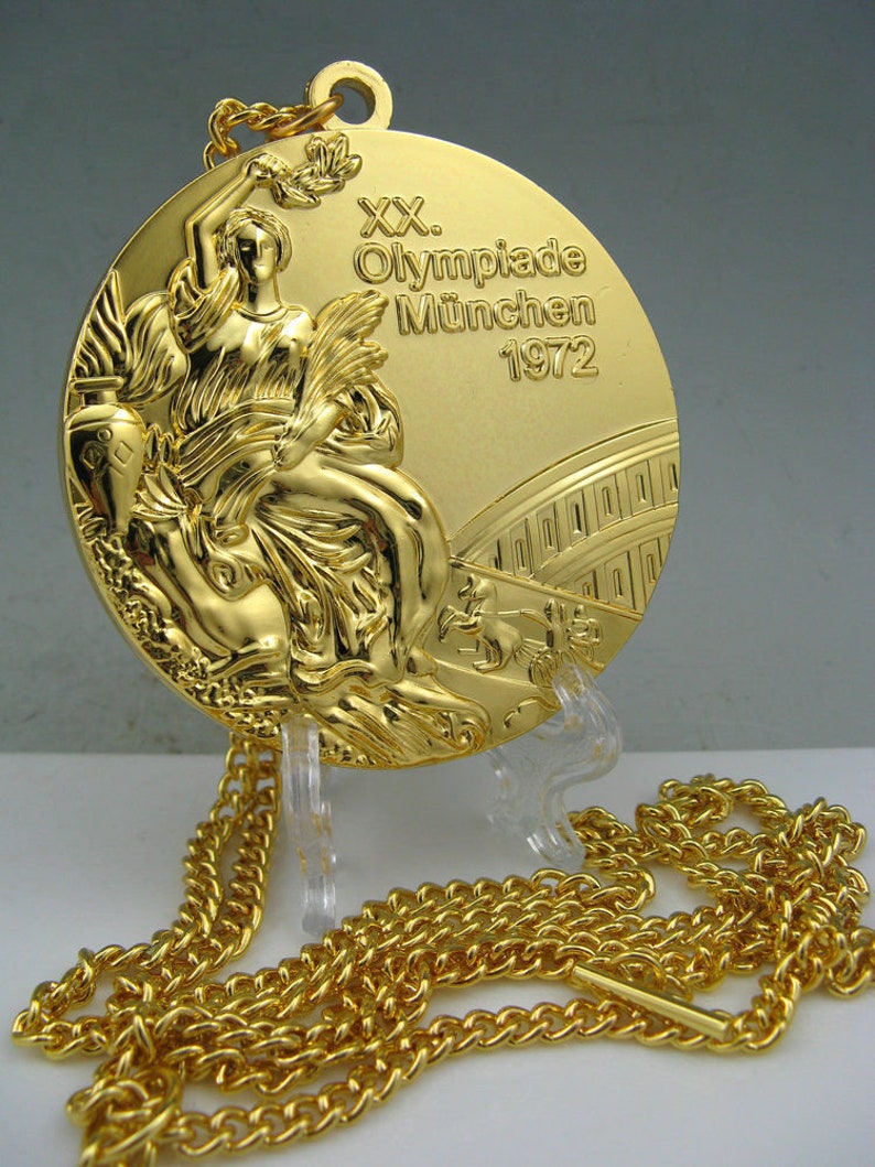 1972 Germany Munich Olympic 'Gold' Medal Etsy