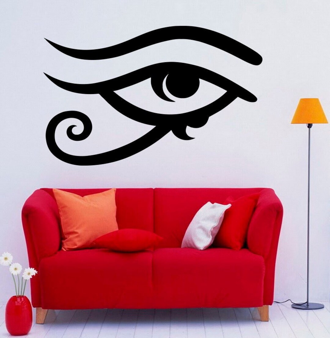 Eye of Horus Wall Decal Vinyl Sticker Ancient Egyptian Symbol Murals ...