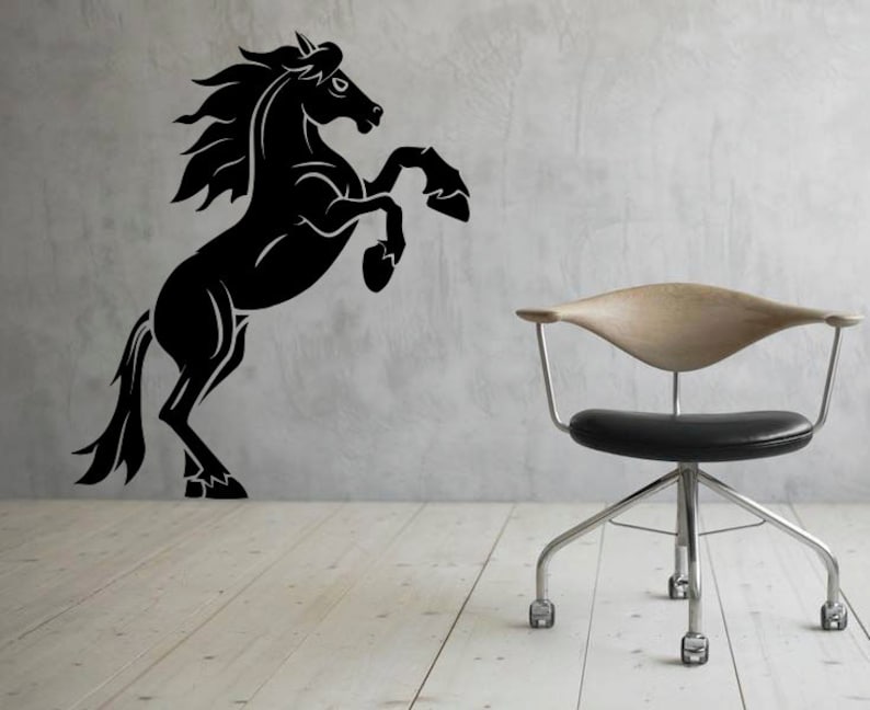 Beautiful Horse Wall Vinyl Decal Animal Stickers Vinyl Art Design Murals Interior 8hs7e image 1