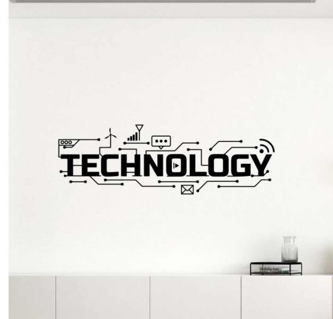 Technology Wall Decal Vinyl Sticker Science Education School Scientist ...