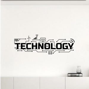 Technology Wall Decal Vinyl Sticker Science Education School Scientist Wall Art Design Classroom Stem Programming Interior 63nr