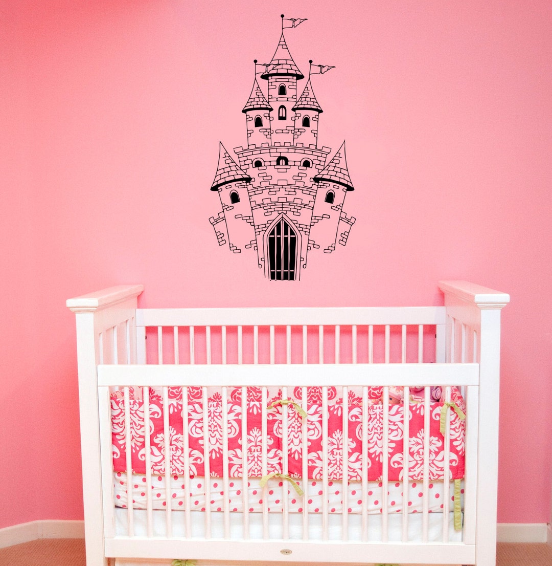 Fairy Tale Castle Wall Decal Vinyl Sticker Murals Childrens Nursery ...